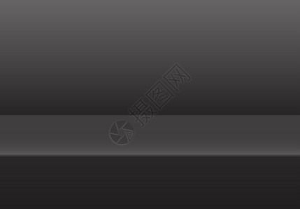 蒙太奇现实的黑桌工作室3d背景矢量说明设计图片