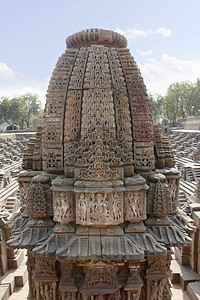 穹顶迷你神殿瑟亚庙太阳摩拉古杰特印地亚图片