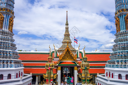 萨塔拉姆泰国曼谷大皇宫综合地标泰国曼谷大皇宫背景