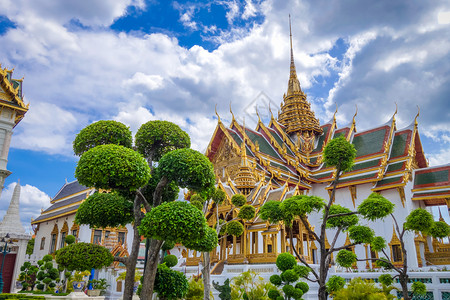 泰国曼谷大皇宫综合地标泰国曼谷大皇宫背景图片