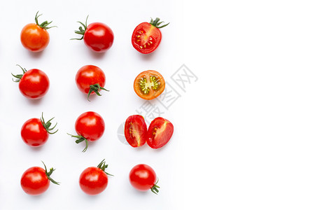 好看又好吃的西红柿视图背景图片