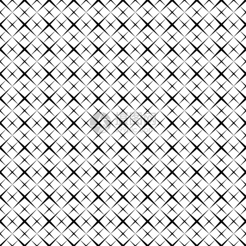 抽象无缝的几何背景白色上的黑线纺织品包装和壁纸的实用解决方案图片