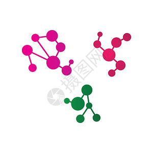 dna分子结构图分子结构化学式插画