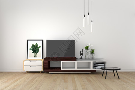 客厅热带风格现代简洁风家居陈列室内设计效果图图片