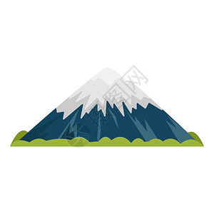雪朗峰Fujisanjp火山矢量说明设计图片