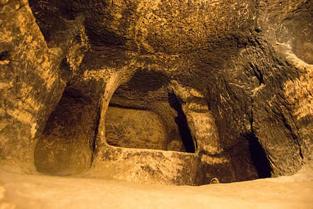 深水洞穴地下城市山顶火鸡旅行背景背景图片