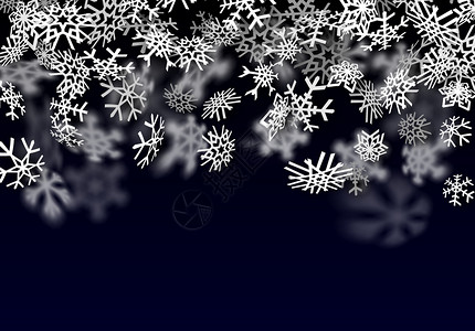 降下透明雪加上大圆花设计图片