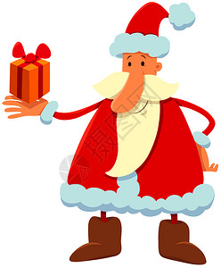 卡通可爱的圣诞老人背景图片