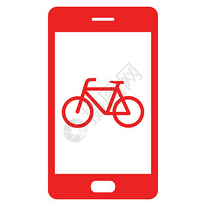 自行车和智能手机图片