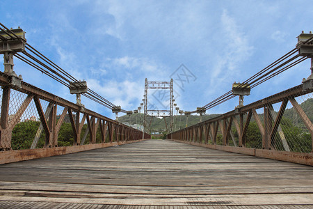 穆萨河著名的木桥在穆塔河hinjewadpunemahrstind背景