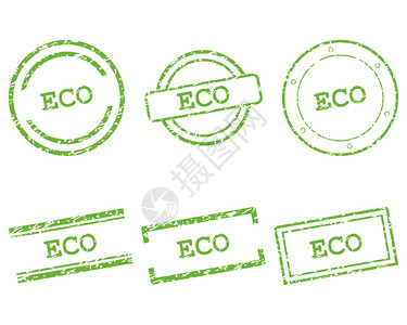 生态邮票背景图片
