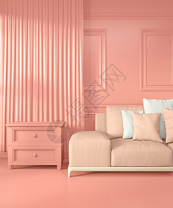 粉色风格的室内装修图片