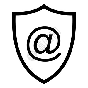 电子邮件符号和屏蔽图片