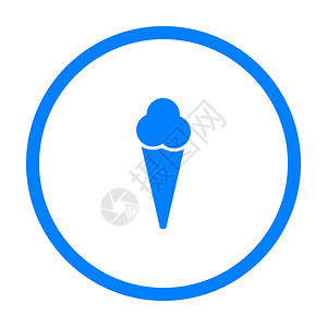 冰淇淋和圆圈背景图片