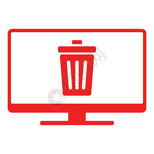 废物回收箱和屏幕图片