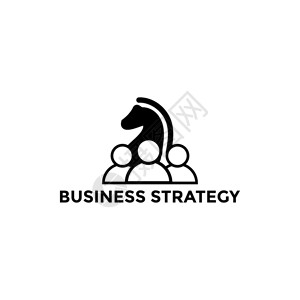 商业战略业务战略图形设计模板插画