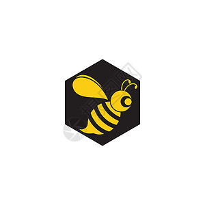 蜂蜜设计素材Be标模板矢量图插设计背景