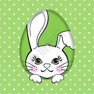 兔子舞gteincardwithcueasrbunyadgreoplkadtblack快乐的复活节海报或横幅gtein可爱的复活节兔子背景