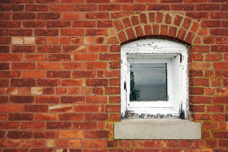 年老的红砖墙和窗口年老的砖墙和窗口图片
