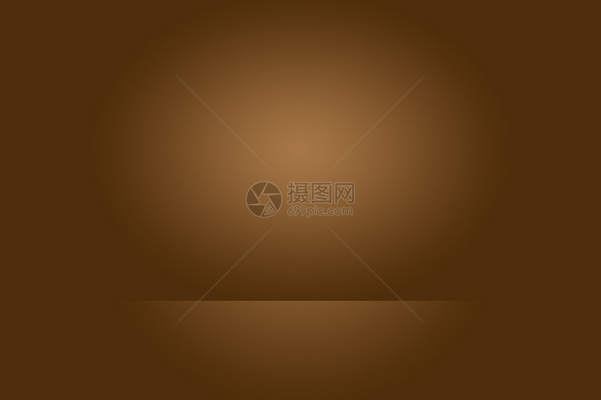 抽象褐色梯度用作产品展示的背景图片