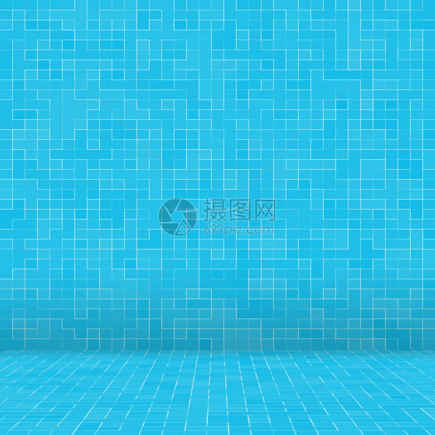 泳池纹身马赛克瓷砖背景壁纸横幅背景纹身游泳池背景图片