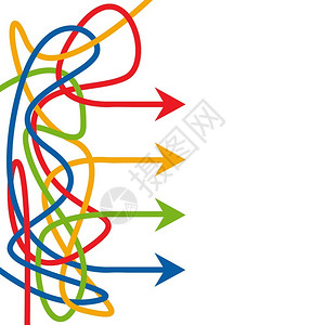 矢量颜色箭头背景背景图片