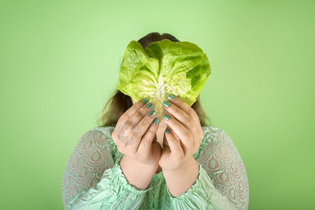 以蔬菜概念形象为食以绿色物为健康而图片