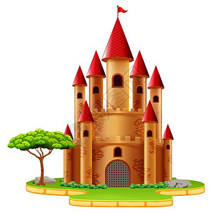 卡通建筑城堡图片