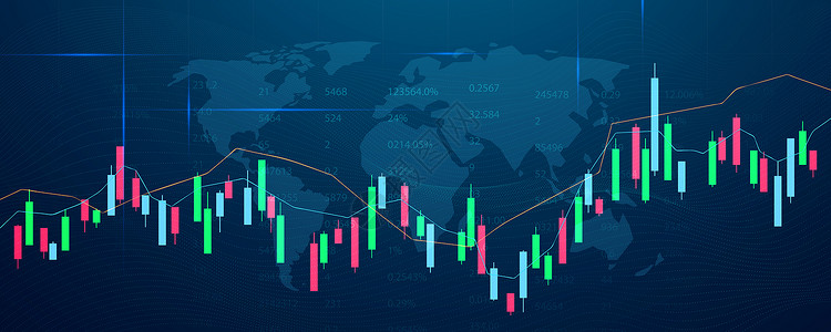 普洛夫含有图表商业和金融概念及报告抽象技术通信概念矢量背景的经济图表设计图片