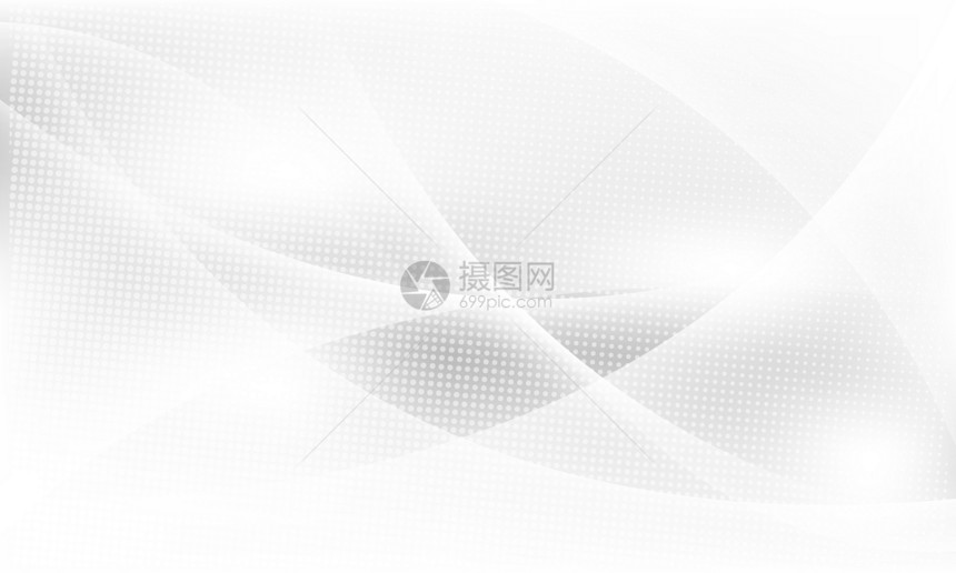 带有动态波的抽象灰色背景海报技术网络矢量图解图片