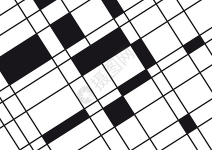 抽象最小几何线和方形以黑色状设计背景图片