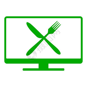 餐具和屏幕图片