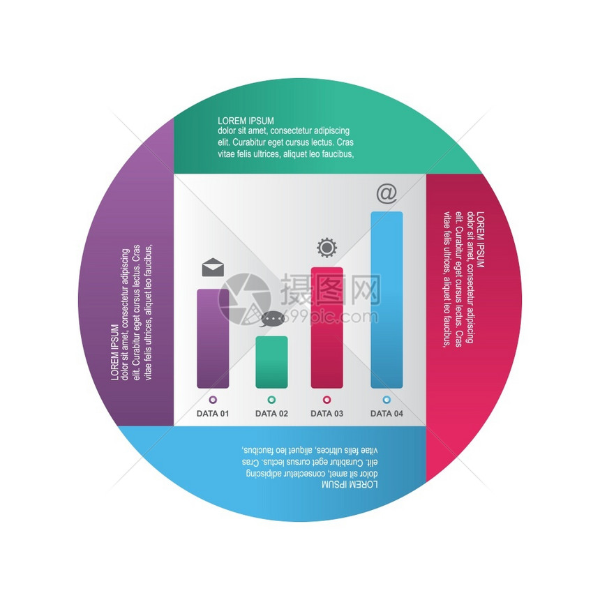 抽象图表商务信息地理设计模板演示图片