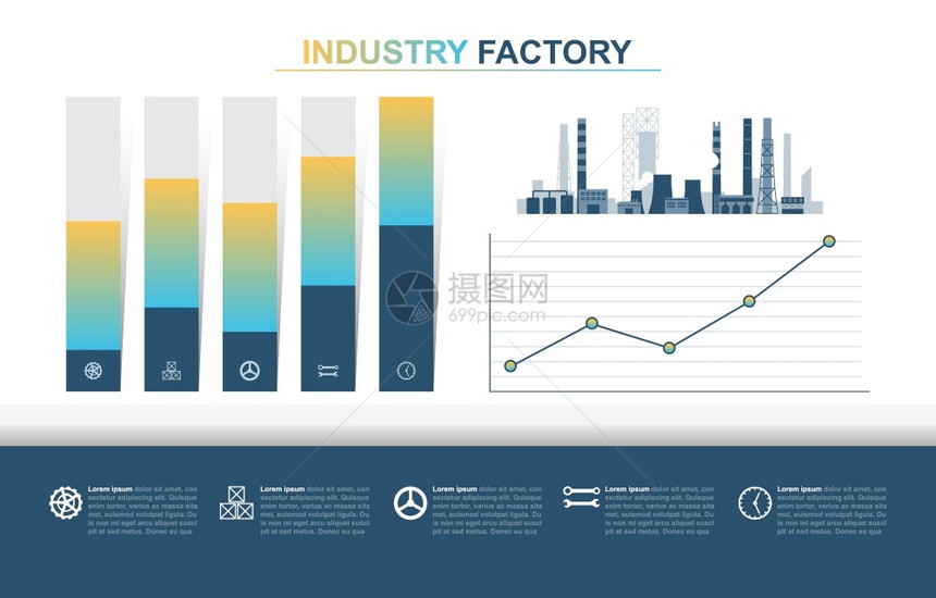 金融分析统计工业企统计图图片
