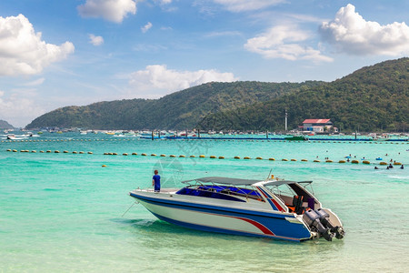 夏日的泰国科克兰岛图片
