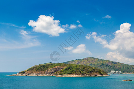 夏日泰国普吉的全景图片
