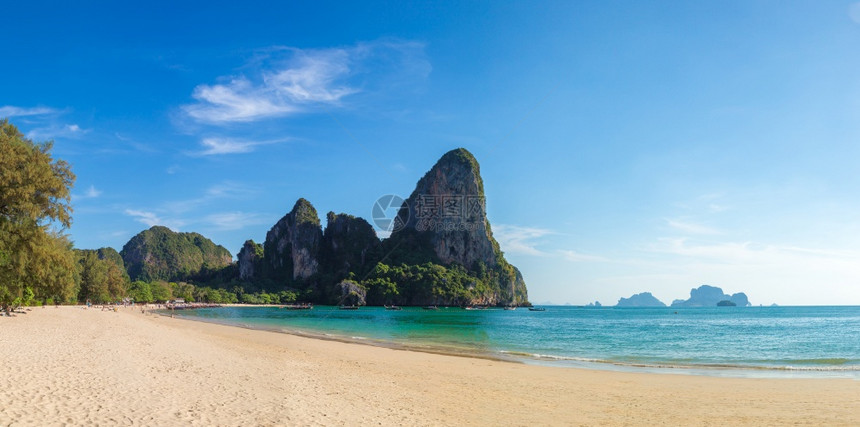 夏日的海滨喀拉比泰王国图片