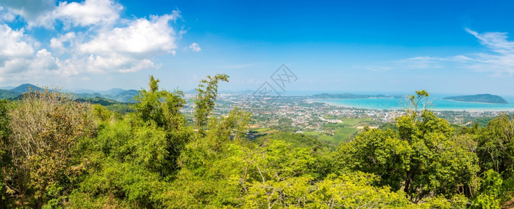 夏天的一在泰国普吉塔纳巴马背景图片