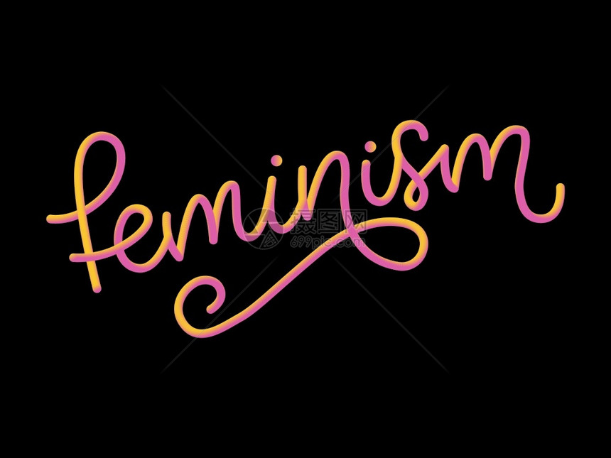 印刷品设计女主义字母图形元素印刷品字母设计女积极口号3d女主义字母激励口号女主义力量引用时装插图口号图片