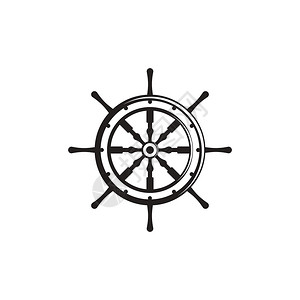 船方向船舶轮转方向图符号矢量标插插画