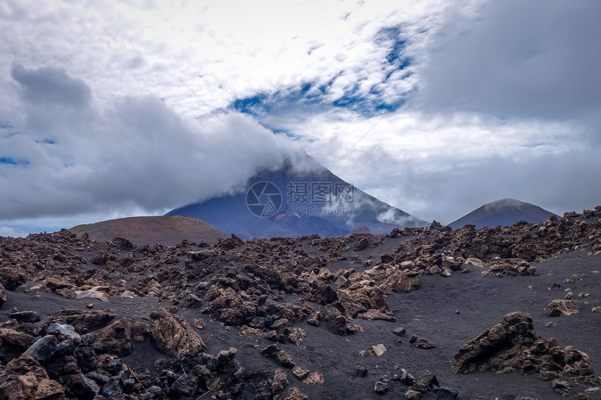恰达斯卡勒拉的松果火山斗篷冻恰达斯卡斗篷果冻恰达斯卡拉图片