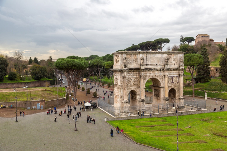 在罗马的恒定正弦在冬天的意大利图片