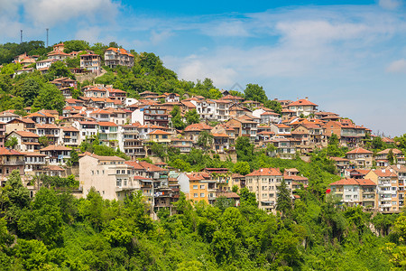 维利诺在美丽的夏日中塔诺沃的威利科塔诺沃背景