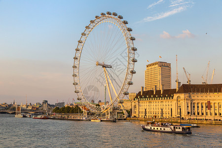 龙凤眼美丽的夏日大轮子伦敦英格兰联合王国图片