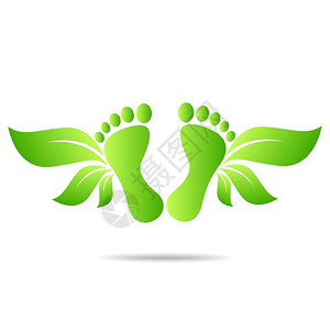 可持续发展健康自然绿色足迹图片