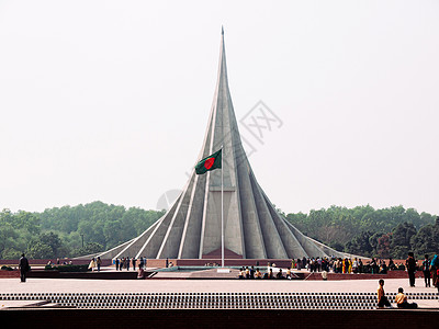 萨瓦尔1320dhakbngldesh金字塔形的烈士纪念碑背景