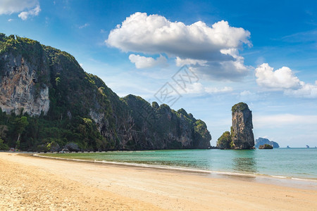 沙滩克拉比夏日的泰国图片