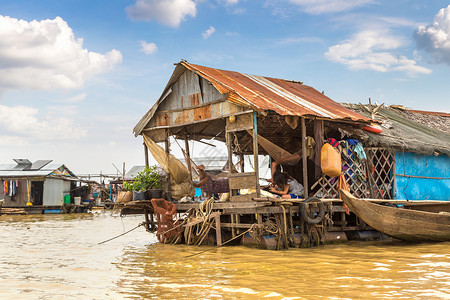 在夏日Cambodi的SemRs附近高清图片