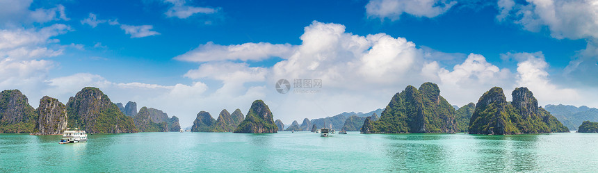 世界自然遗产哈龙海湾夏季日vietnam图片