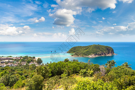 夏日在泰国的潘干岛Phan岛的科马KohMae高清图片